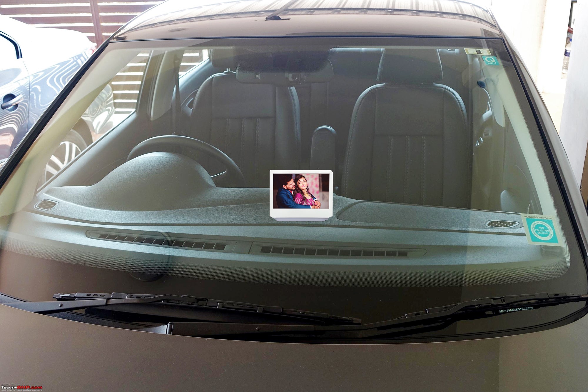 5 Inch Acrylic Car Dashboard Idol with LED Light – Double Side Custom Photo Frame | Personalized Car Dashboard Gift