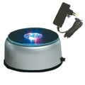 Multicolor Rotating LED Base Light for 3D Crystal, Glass & Acrylic Display Stand (80mm Dia)